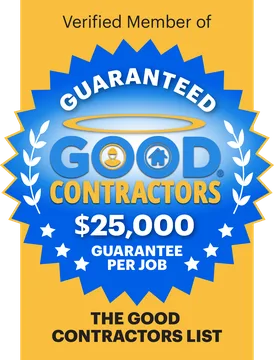 The Good Contractor $25K Guarantee Badge